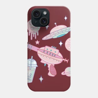 Alien Babe Pastel Goth Tee Phone Case