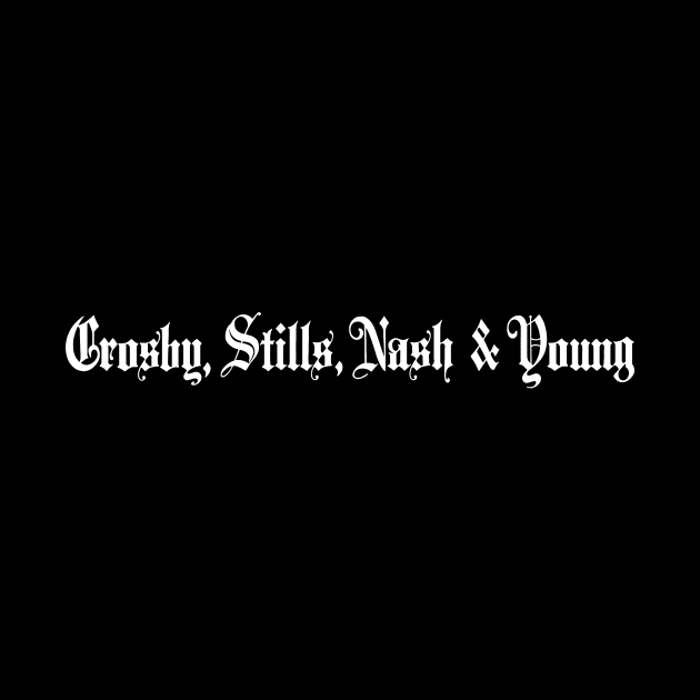 Crosby Stills Nash Young by Kurasaki