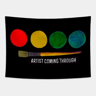 Artist Paint Palette Tapestry