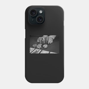 All in on a Texas Holdem poker hand Phone Case