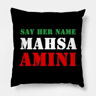 Say Her Name Mahsa Amini Pillow