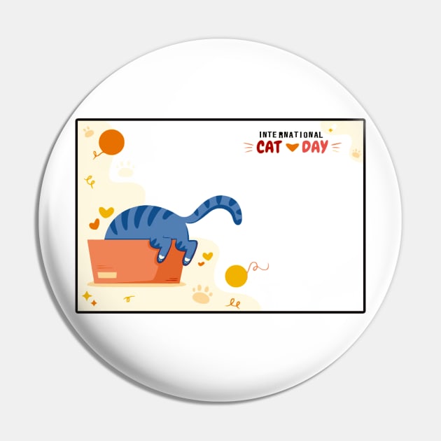 International Cat Day Wall Art 2 Pin by thexsurgent