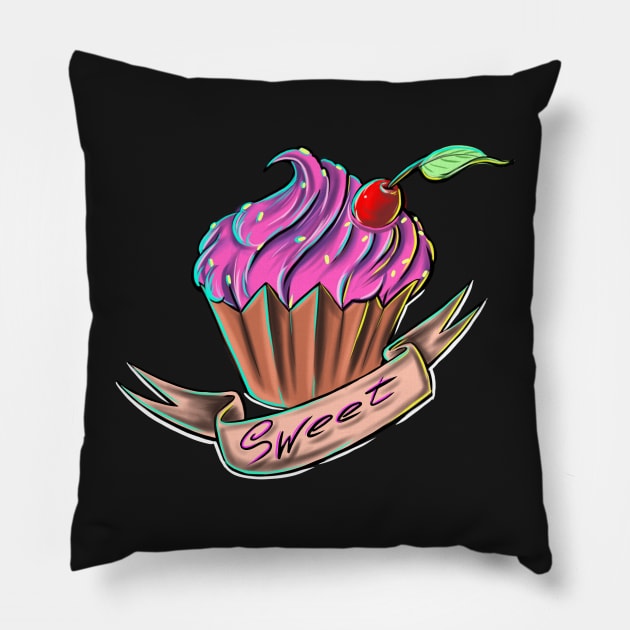 Sweet-Cupcake Pillow by Tom2311Tom