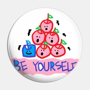 BE YOURSELF, love yourself Pin