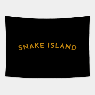 Snake Island Typography Tapestry