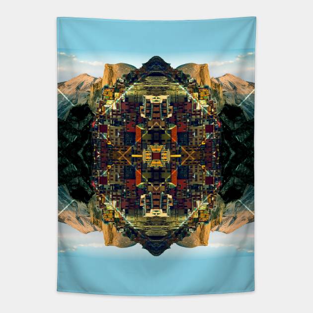 Cubism Dream Tapestry by ayarti