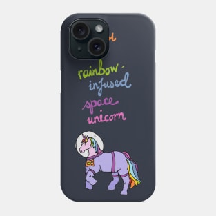 Leslie Knope compliment - space unicorn Phone Case