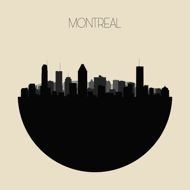 Montreal Skyline by inspirowl