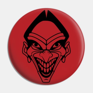 Mean Ugly Face Pin