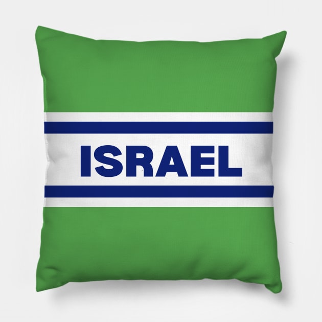 Israel Flag Colors Pillow by aybe7elf