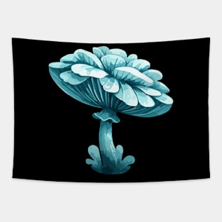 Blue Mushroom Tapestry