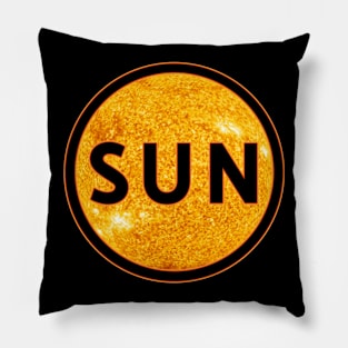 Our star and sun with lettering gift space idea Pillow