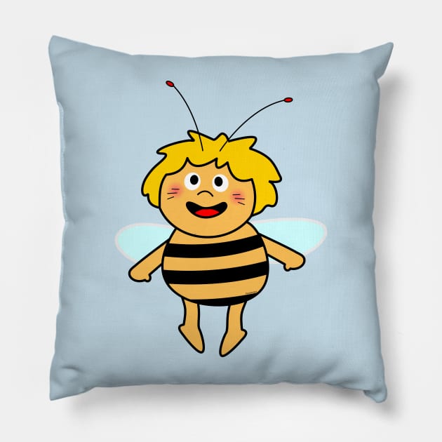 Cute bee Pillow by Pendientera