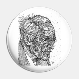 CARL JUNG - ink portrait .1 Pin