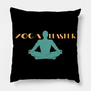 Vintage Meditating Yoga Master Pillow