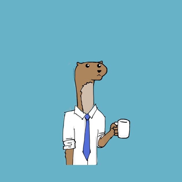 Office Weasel by PruneyToons