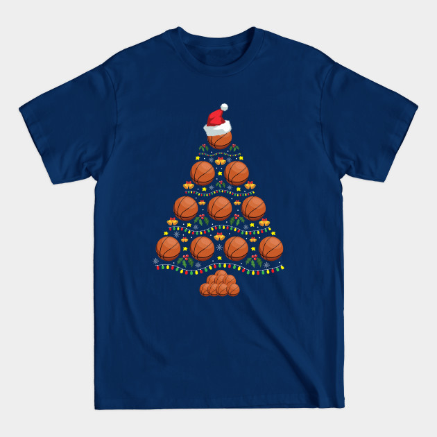 Disover Basketball Christmas Tree - Basketball Christmas Tree - T-Shirt