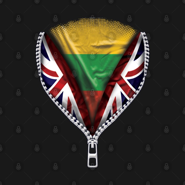 Lithuanian Flag  Lithuania Flag zipped British Flag - Gift for Lithuanian From Lithuania by Country Flags