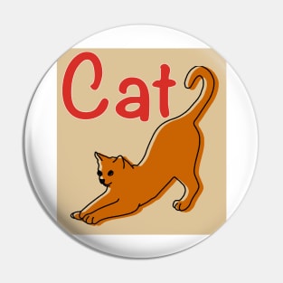 a drowsy cat Pin