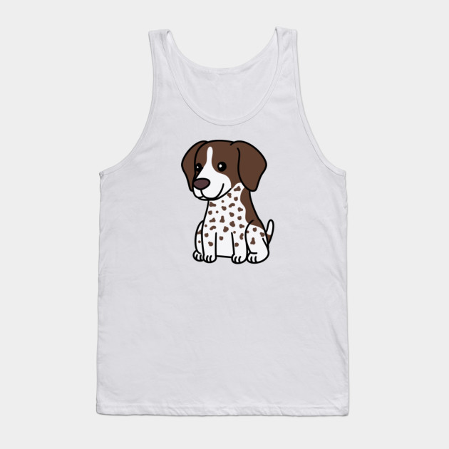 Cute Cartoon German Shorthaired Pointer German Shorthaired