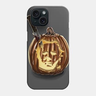 Michael myers pumpkin Phone Case