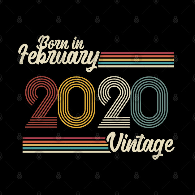 Vintage Born in February 2010 by Jokowow