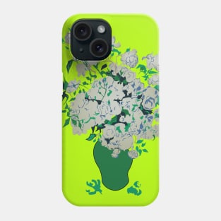 The rose in the vase Phone Case