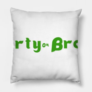 Party on Broad Podcast Pillow