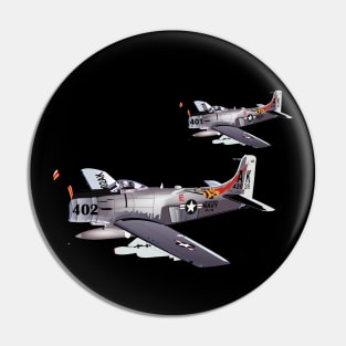 Navy - Douglas A-6 Skyraider Pair Pin