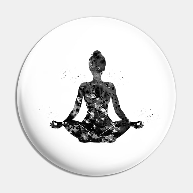 Yoga meditation Pin by erzebeth