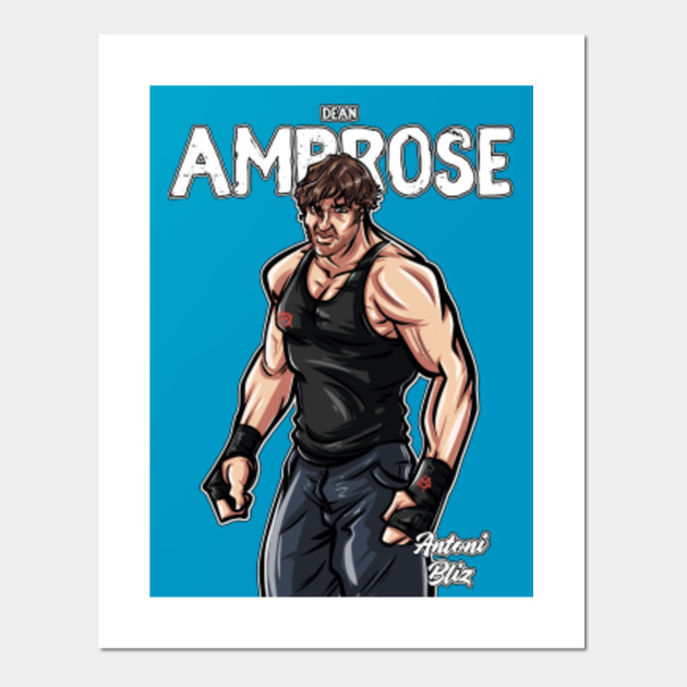 dean ambrose dean ambrose posters and art prints teepublic