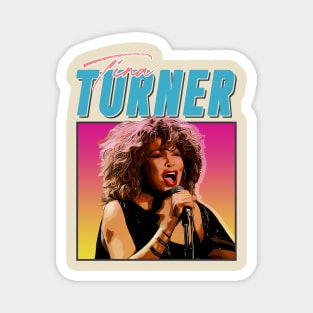 Tina Turner Retro 80s Style Magnet