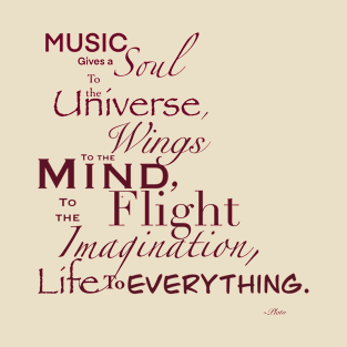 Music gives a soul T-Shirt