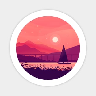 Night Landscape Magnet