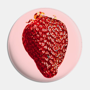 Shiny Strawberry Pin