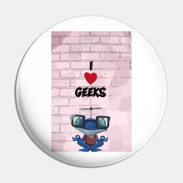 I love geeks Pin by BitiRa