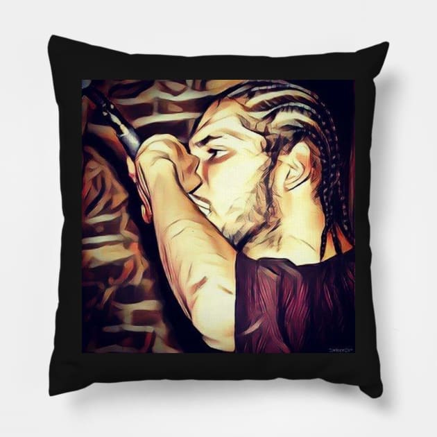 Bing Bing Performing Graphic T1 Pillow by MistahWilson