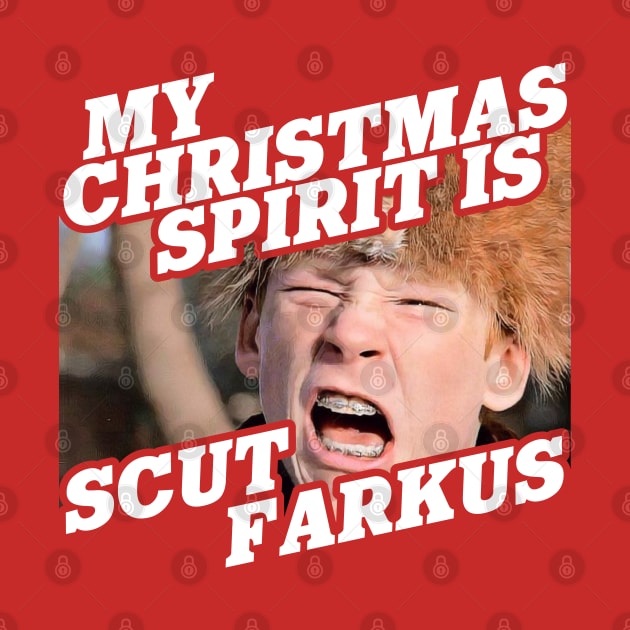 My Christmas Spirit is Scut Farkus by darklordpug