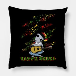 Reggae Alien - Natty rebel Pillow