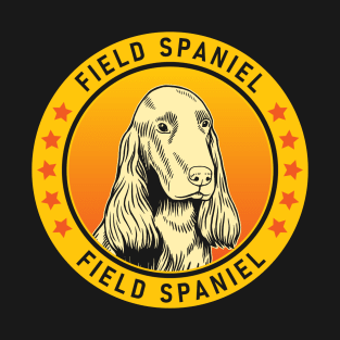 Field Spaniel Dog Portrait T-Shirt