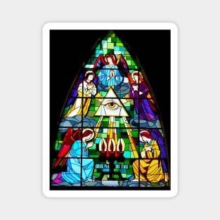 Ancient Church Stained Glass Magnet