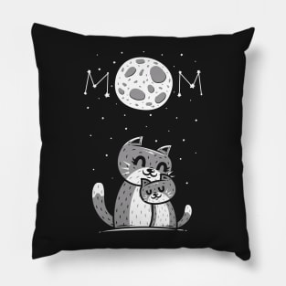 The Moon And The Mom Cat 1 Pillow