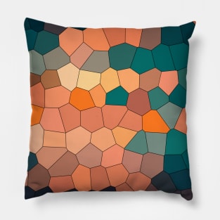 Artistic Colorful Pattern Pillow