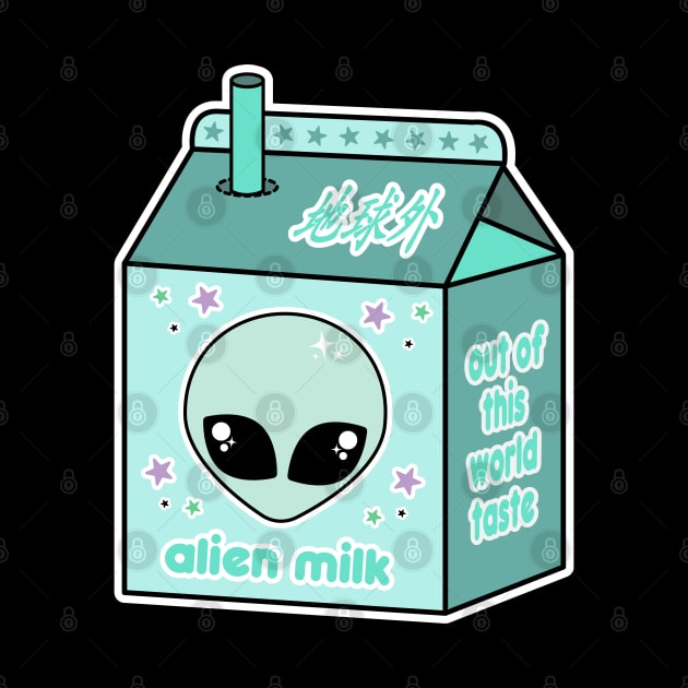 Alien Milk | Kawaii Milk | Creepy Cute by Sasyall