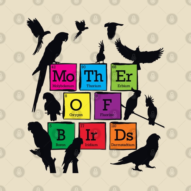 Mother of Birds Periodic Table Elements by TheStuffInBetween