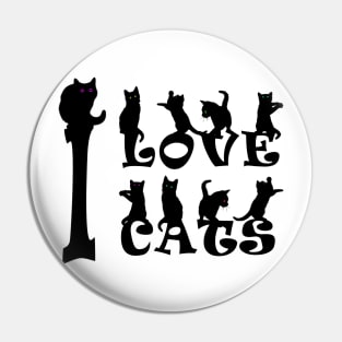 I Love Cats #1 Pin