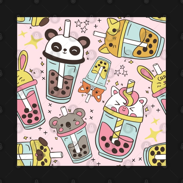 Kawaii Boba Tea by Milibella