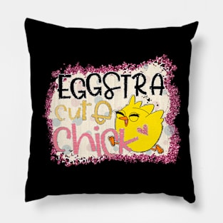 Eggstra Cute Chick Extra Cute Easter Pillow