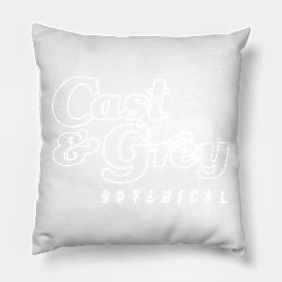 White Logo Pillow