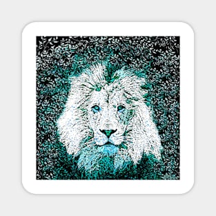 White Lion Magnet